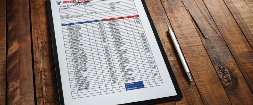 Steps of a Tank Survey